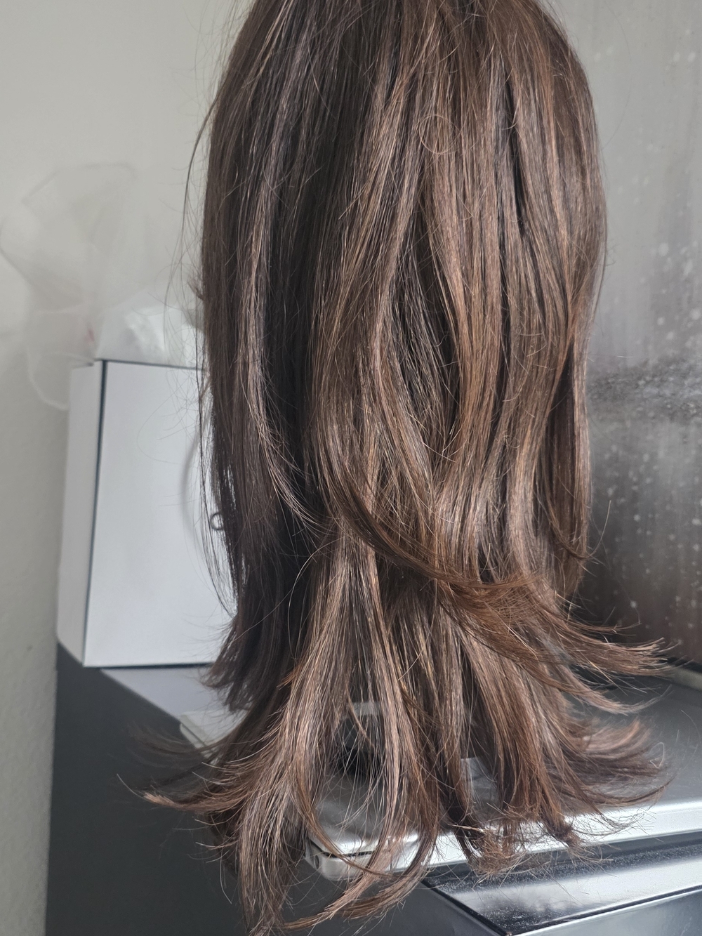 Raquel Welch Brown Women’s Synthetic Wig with Layered Fringe - Picture 3 of 12